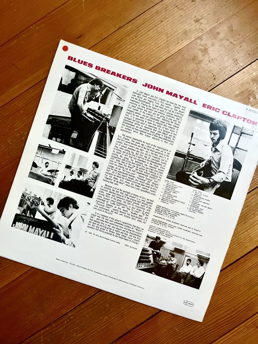 Dischi in vinile: John Mayall with Eric Clapton - Blues Breakers (LP) – Usato da Inkwil venduto da RetrOhyeah_Schweiz 1