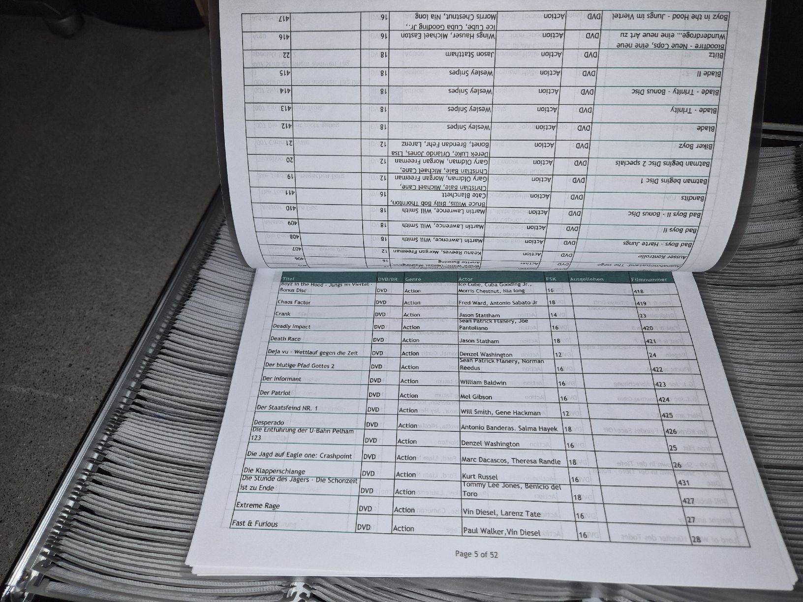 Tutti i DVDs: 900 DVD Bluray Sammlung mit Liste – Usato da Dottikon venduto da Egofall 3