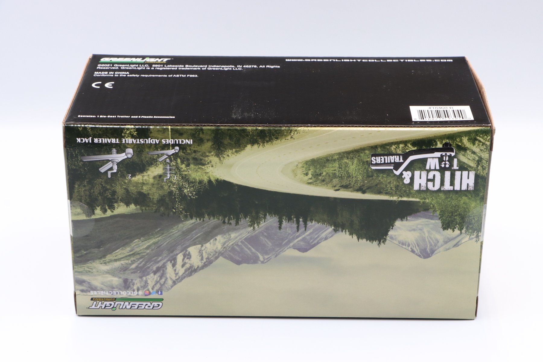 Modellini d'auto: Teardrop Wohnwagen 1947 1:24 Greenlight – Nuovo e nell'imballaggio originale da Bühl b.Aarberg venduto da modelldiecast 2