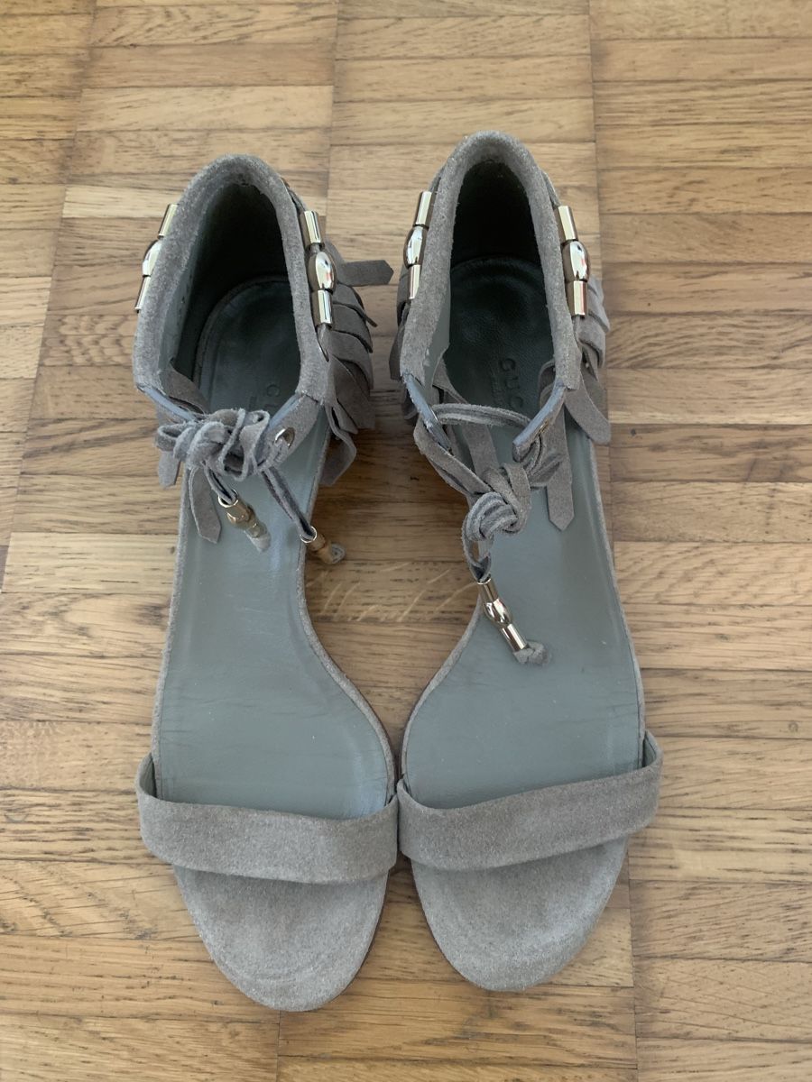 Scarpe da donna: Gucci leder sandalen – Usato da Zürich venduto da Nikuska32 1