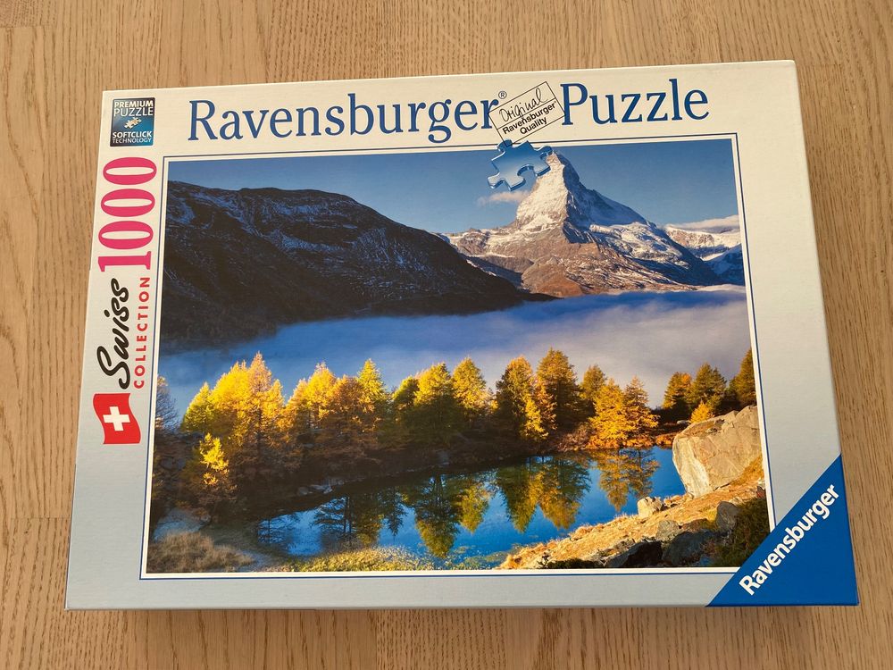 Educa 1000 Piece Jigsaw Puzzle - Matterhorn Mountain In Autumn Landscape 4 thumbnail image