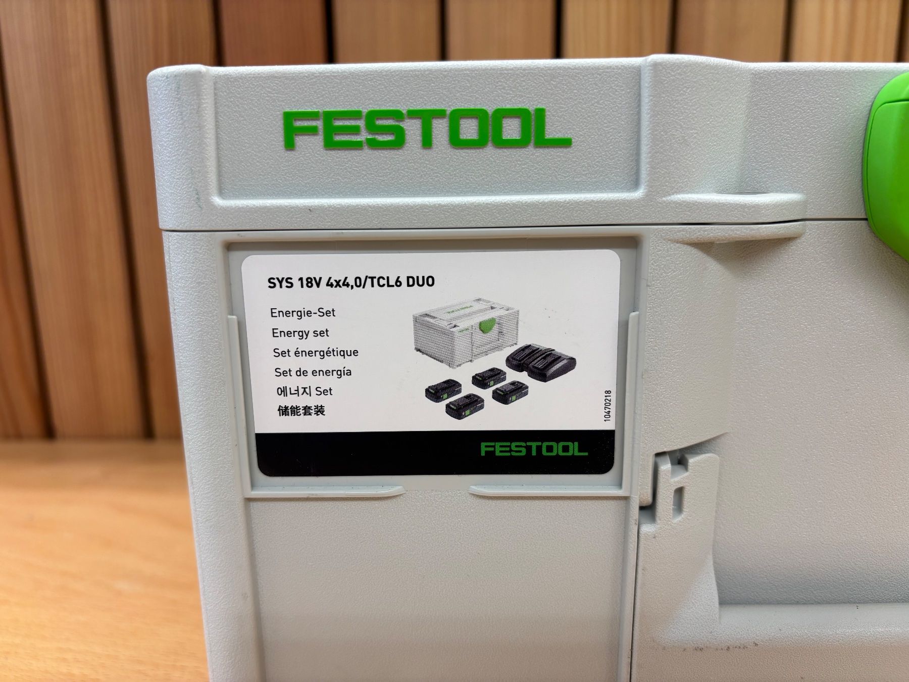 Festool Caricatori & Batterie: FESTOOL Energie Set SYS 18V 4x4,0/TCL6 DUO – Nuovo (secondo la descrizione) da Winterthur venduto da ReUse_Baumarkt 3