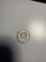 1/2 Franken 1920 Münze gebraucht