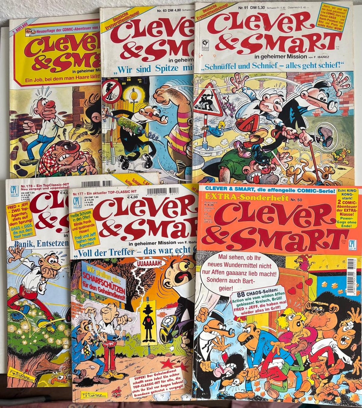 BD: 6 Clever & Smart Comics – D'occasion à Zürich par Pam-Creation