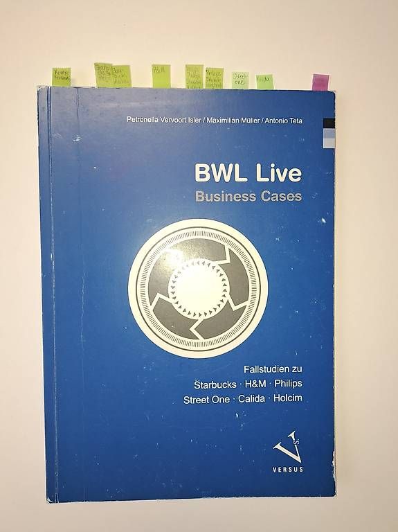Bücher: BWL Live Business Cases ZHAW – Gebraucht aus Schmerikon von Nicole0120
