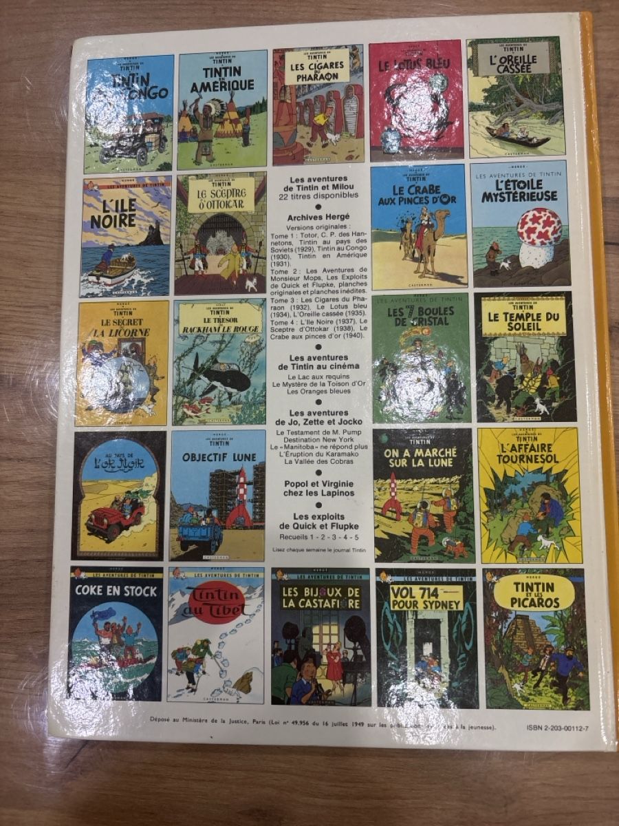 Fumetti: Tintin les 7 boules de cristal – Usato da Porrentruy venduto da Servo26 5