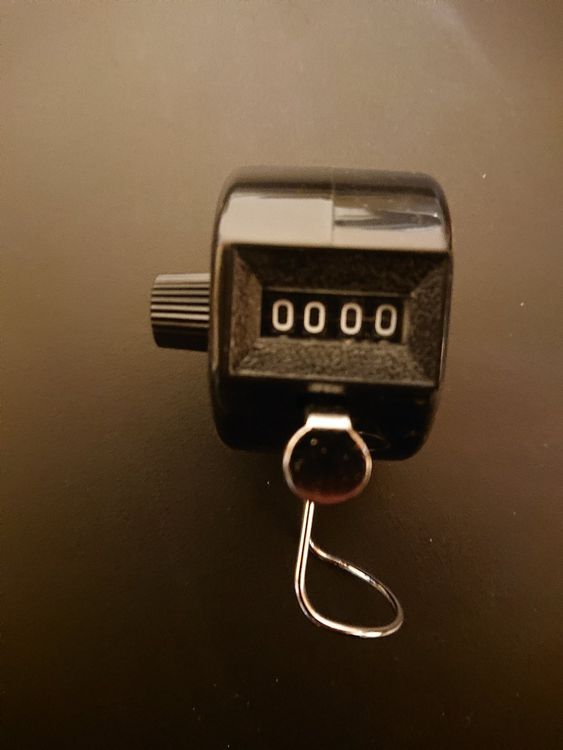 TopTie 3er Set Handzähler Metall - 5-stellige Mechanische Zähler Für Golf & Sport