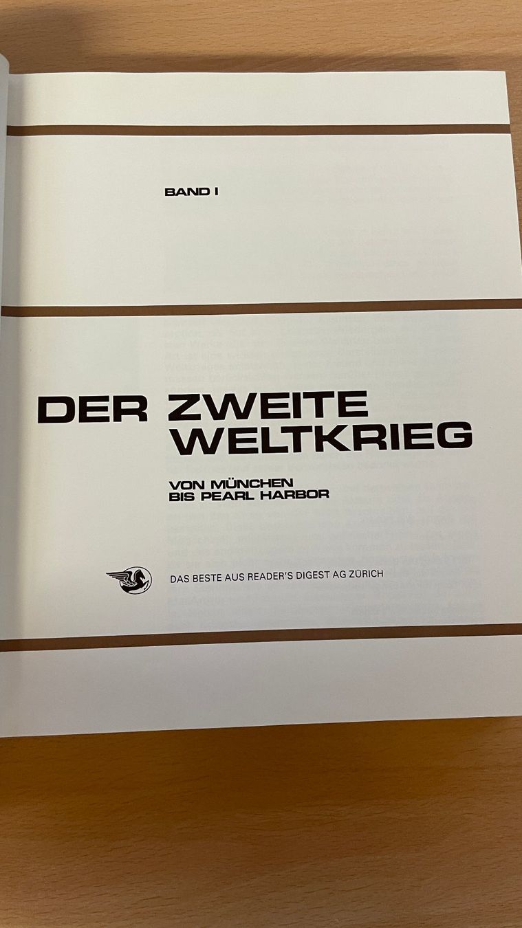 Bücher: DER ZWEITE WELTKRIEG - Band 1 – Gebraucht aus Glattfelden von cybermaxx 1