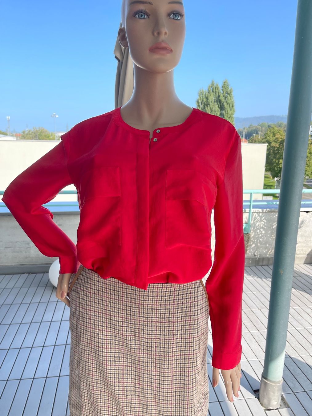 Esprit Camicette: Esprit satiniertes Hemd Hemdbluse Gr.S (38) Neu – Nuovo (secondo la descrizione) da Rotkreuz venduto da beltraum 4
