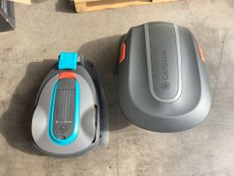 Gardena Rasenmäher Roboter mit Garage