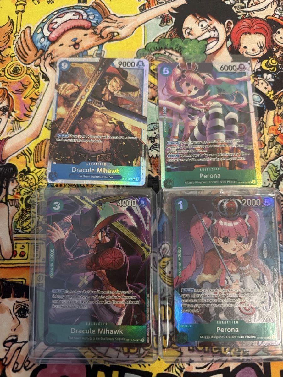 Bandai Cartes à collectionner: Mihawk and perona – D'occasion à S. Antonino par Mc2495