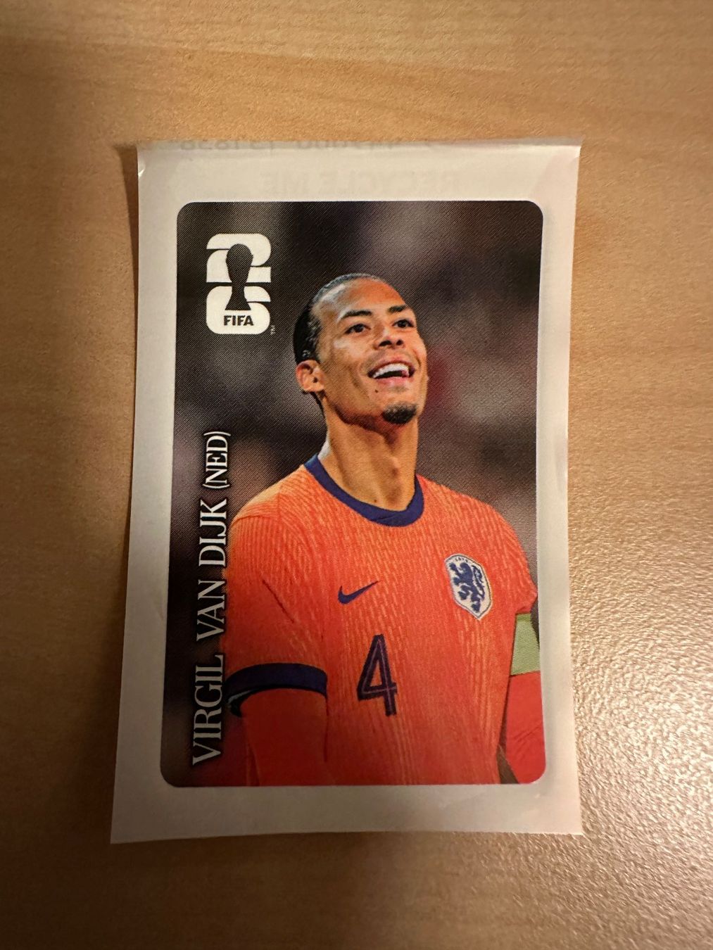 Coca-Cola Cartes à collectionner: VIRGIL VAN DIJK (NED) Coca-Cola Bild – Neuf (Voir description) à Arlesheim par Kunst-Krempel