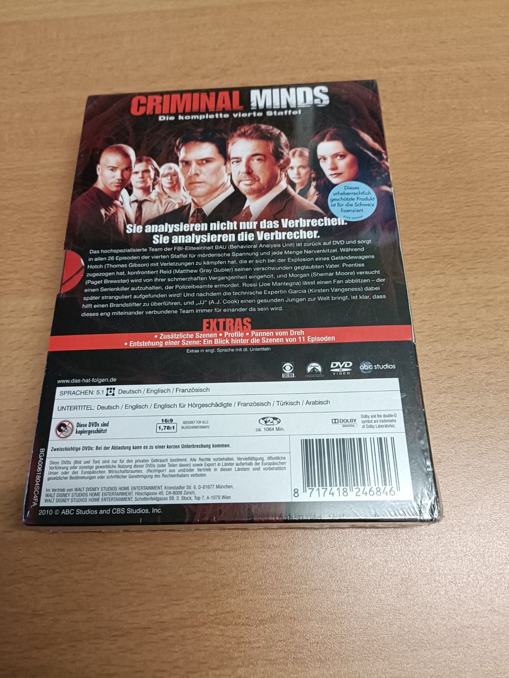 Tutti i DVDs: *Neu* Criminal Minds Staffel 4 – Nuovo e nell'imballaggio originale da Köniz venduto da Movieportal007 1