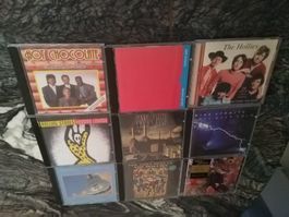 CD's Pink Floyd,Dire Straits,The Hollies,Rolling Stones usw.