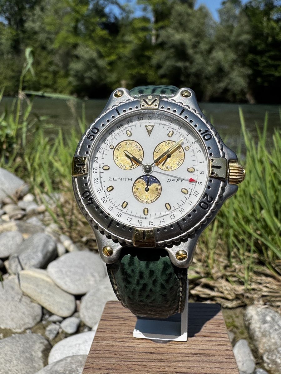 Zenith Orologi: Zenith Defy Chronograph Mondphase Quartz – Usato da Zollikofen venduto da Comcast