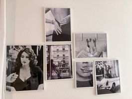 Bilder Poster Bilderrahmen schwarz weiß desenio