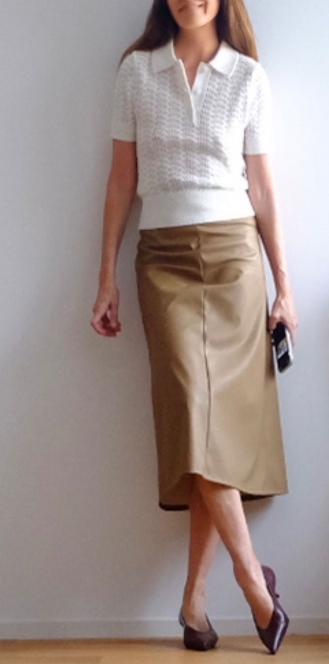 Victoria Beckham Top: Victoria Beckham x Mango süsses Poloshirt/Top – Nuovo (secondo la descrizione) da Jona venduto da vanessasupermarket20