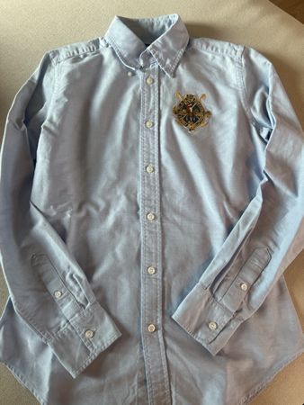 Ralph Lauren Hemdbluse, hellblau, Gr. 2/XS, Top Zustand