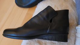 Damen Stiefeletten schwarz Leder super Zustand
