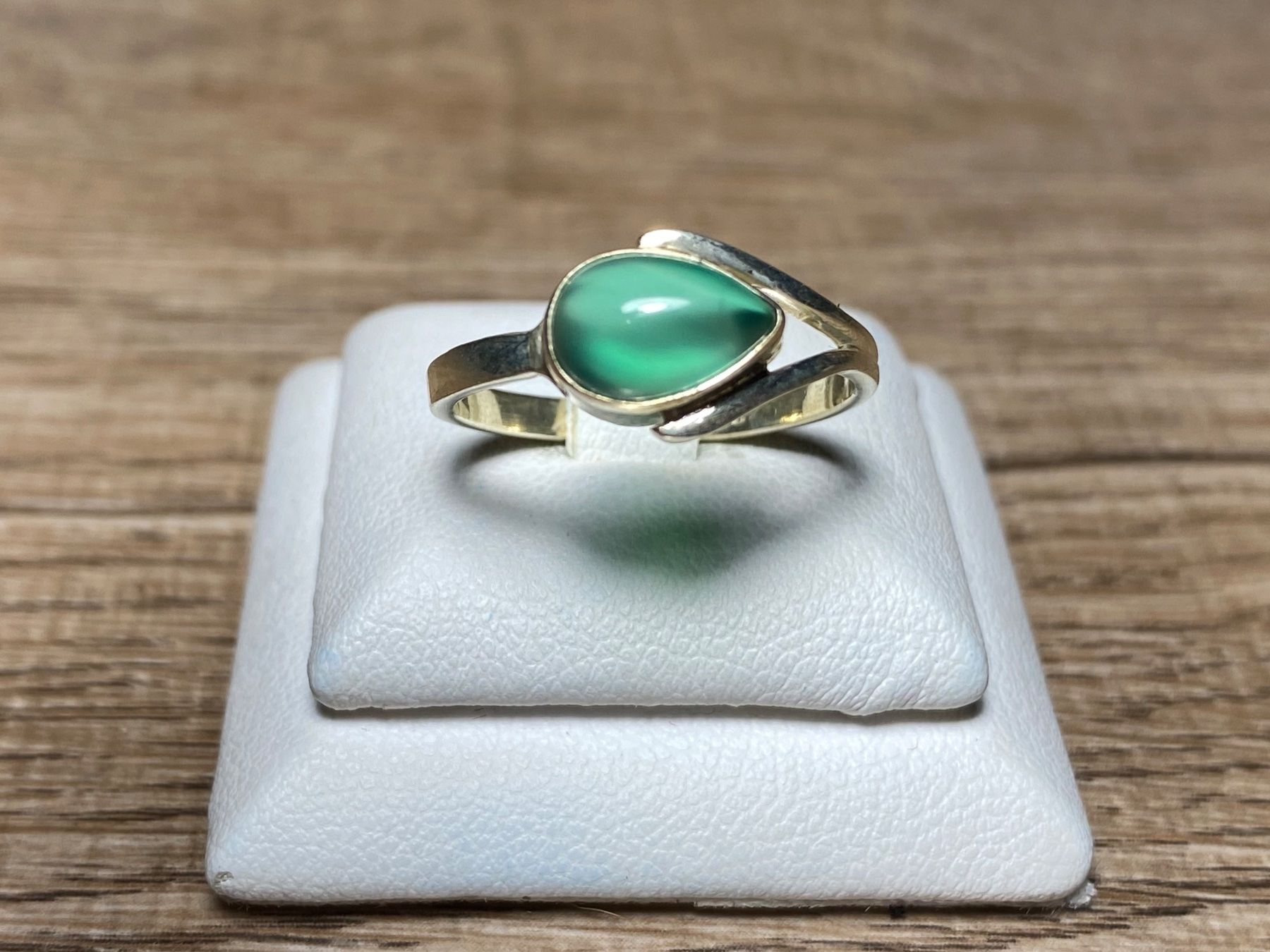 Ringe: kunstvoller 925 Silberring - Grüner Achat – Neu und originalverpackt aus Laax von Kiki_Kingdom3 4