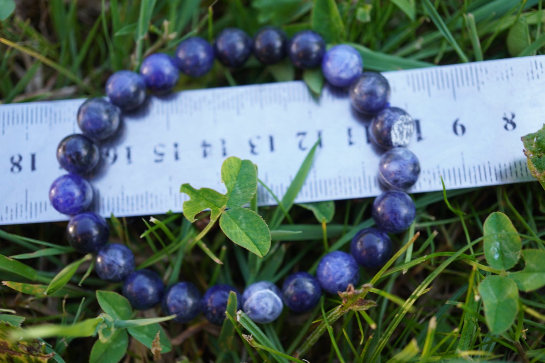Minerali & Pietre curative: Sodalith     Armband mit Gummizug porto Gratis – Difettoso da Eschenbach SG venduto da topstone 2