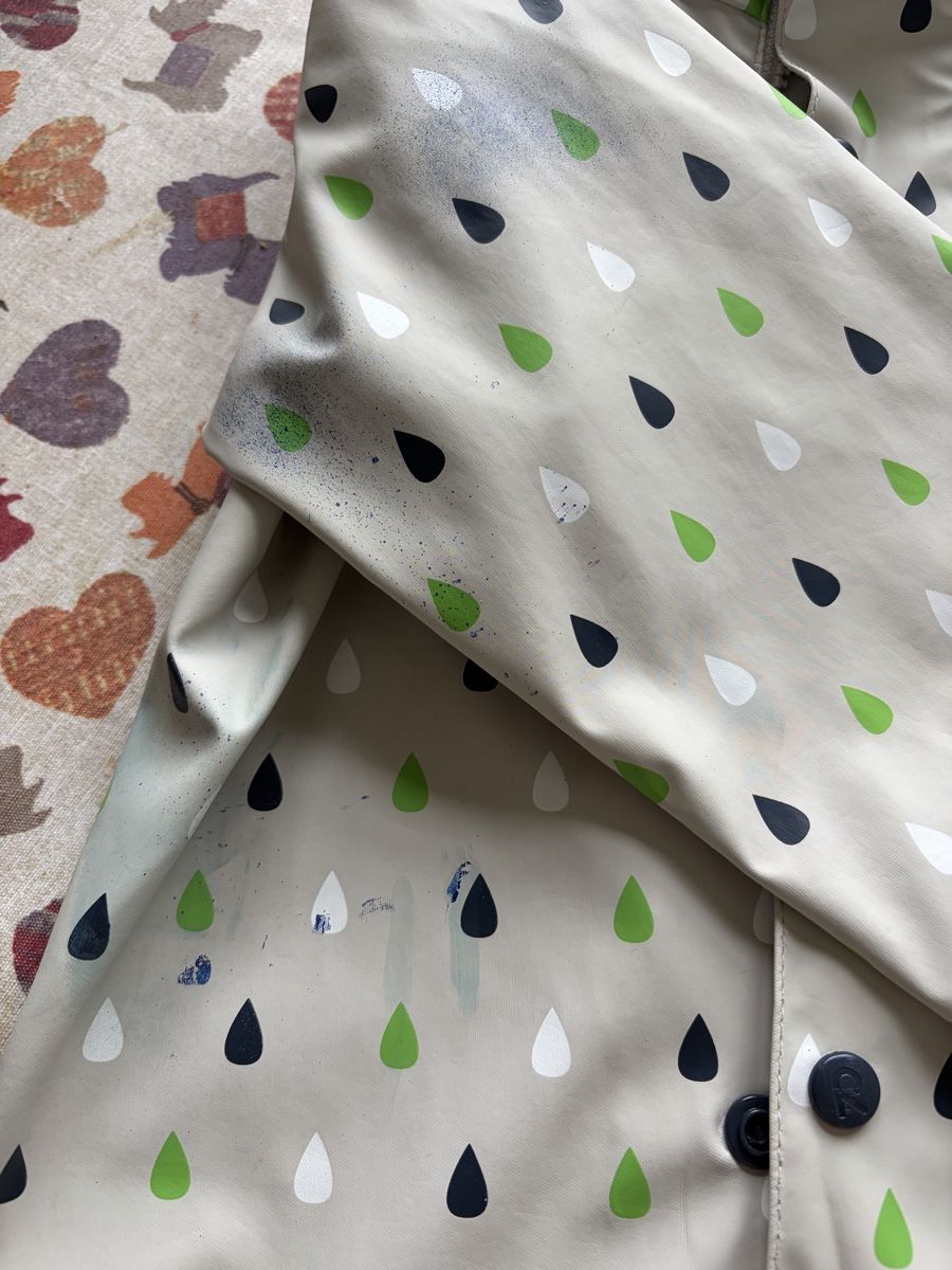 Reima Jacken & Mäntel: Reima Raincoat Drop Pattern Size 116 Used Condition – Gebraucht aus Zürich von laurins76 1