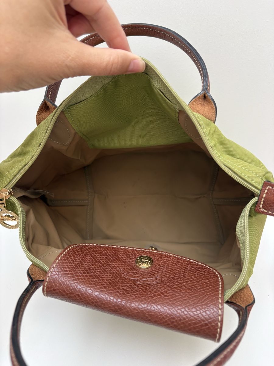Longchamp Borse da donna: Longchamp Le Pliage Handtasche Gruen – Usato da Gockhausen venduto da lenibeni 5