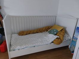 Kinderbett Ikea mit Matratze 70×140