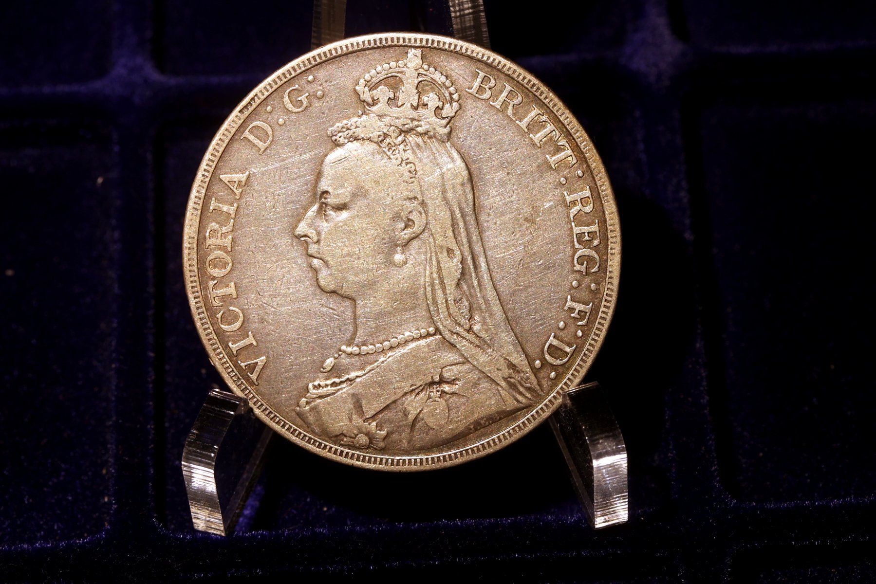 Alle Münzen: Silbermünze Crown 1889 – Gebraucht aus Wetzikon ZH von Scipio80