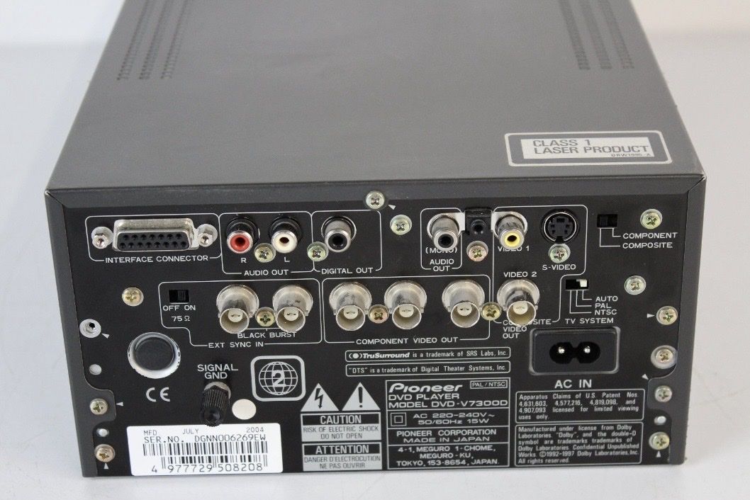 Pioneer Sistemi audio & multimediali: Pioneer Professionnal DVD V7300D – Usato da La Neuveville venduto da Oxalis-Studios 2
