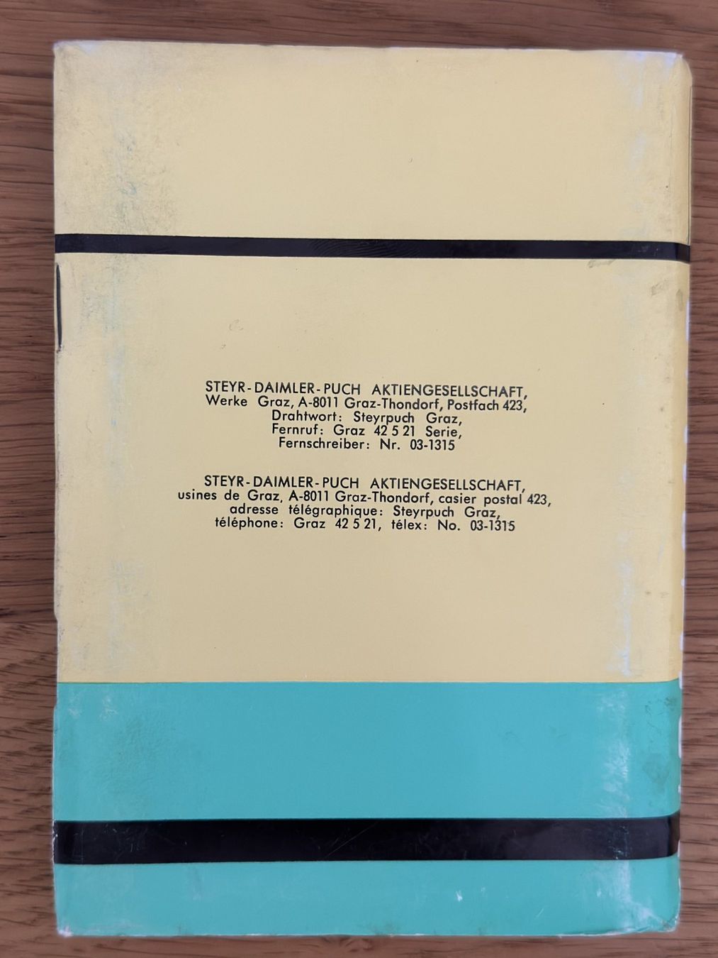 Dokumente: Puch X30 Automatic Original 3. Auflage DE/FR Nr. 027.1 – Gebraucht aus Oberägeri von verwuester 1