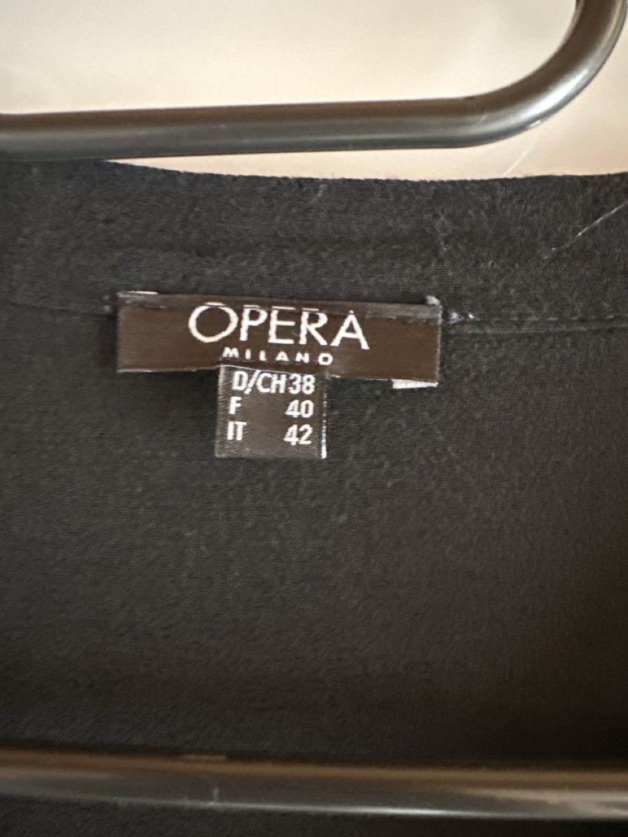 Camicette: Opera Damen Bluse schwarz Langarm Grösse 38 – Usato da Buchs AG venduto da tifena 1