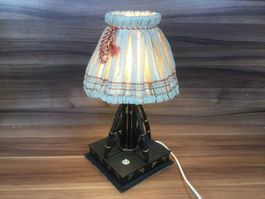 Gebrauchte Jugendstil Tischlampe Eisen geschmiedet