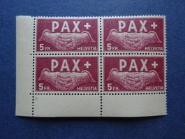 1945 PAX Z-Nr. 273 im 4er Block postfrisch**