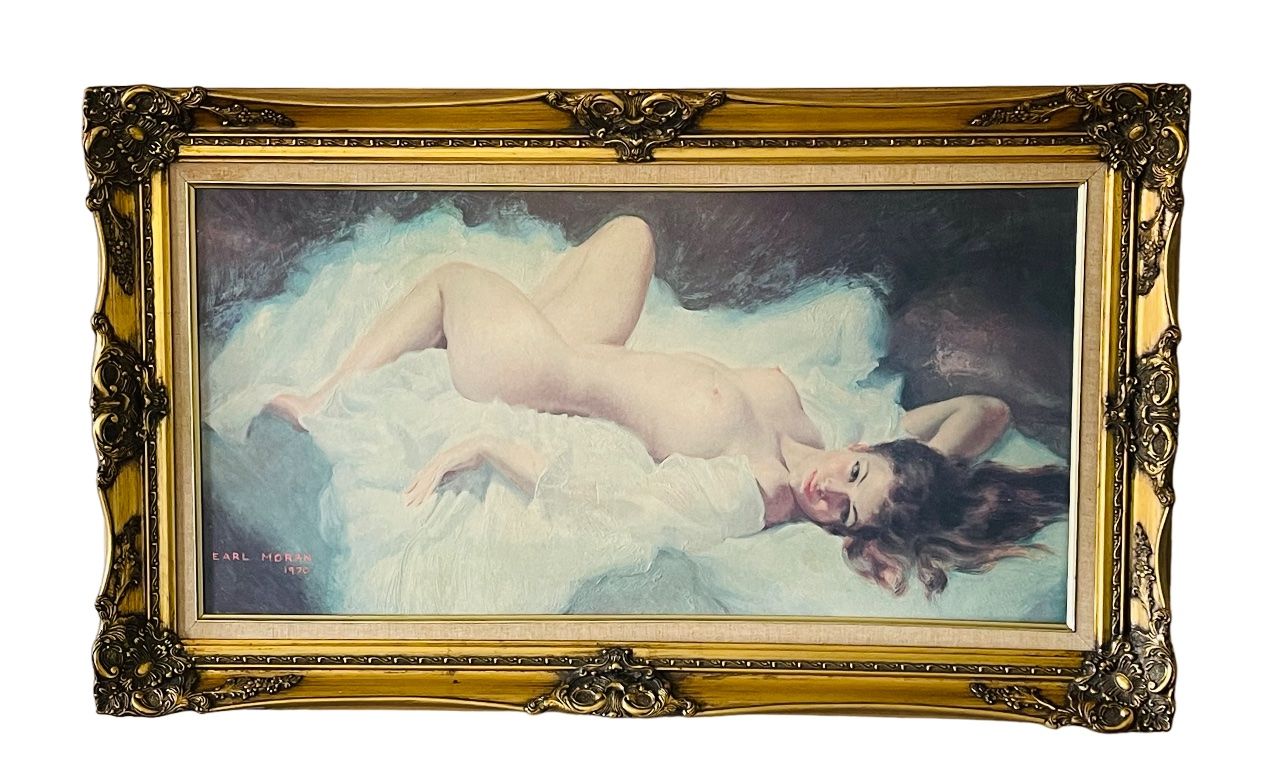 Leinwände & Keilrahmen: Tableau "Nikolle" Earl Moran 1970 – Gebraucht aus Genève von Bazarare