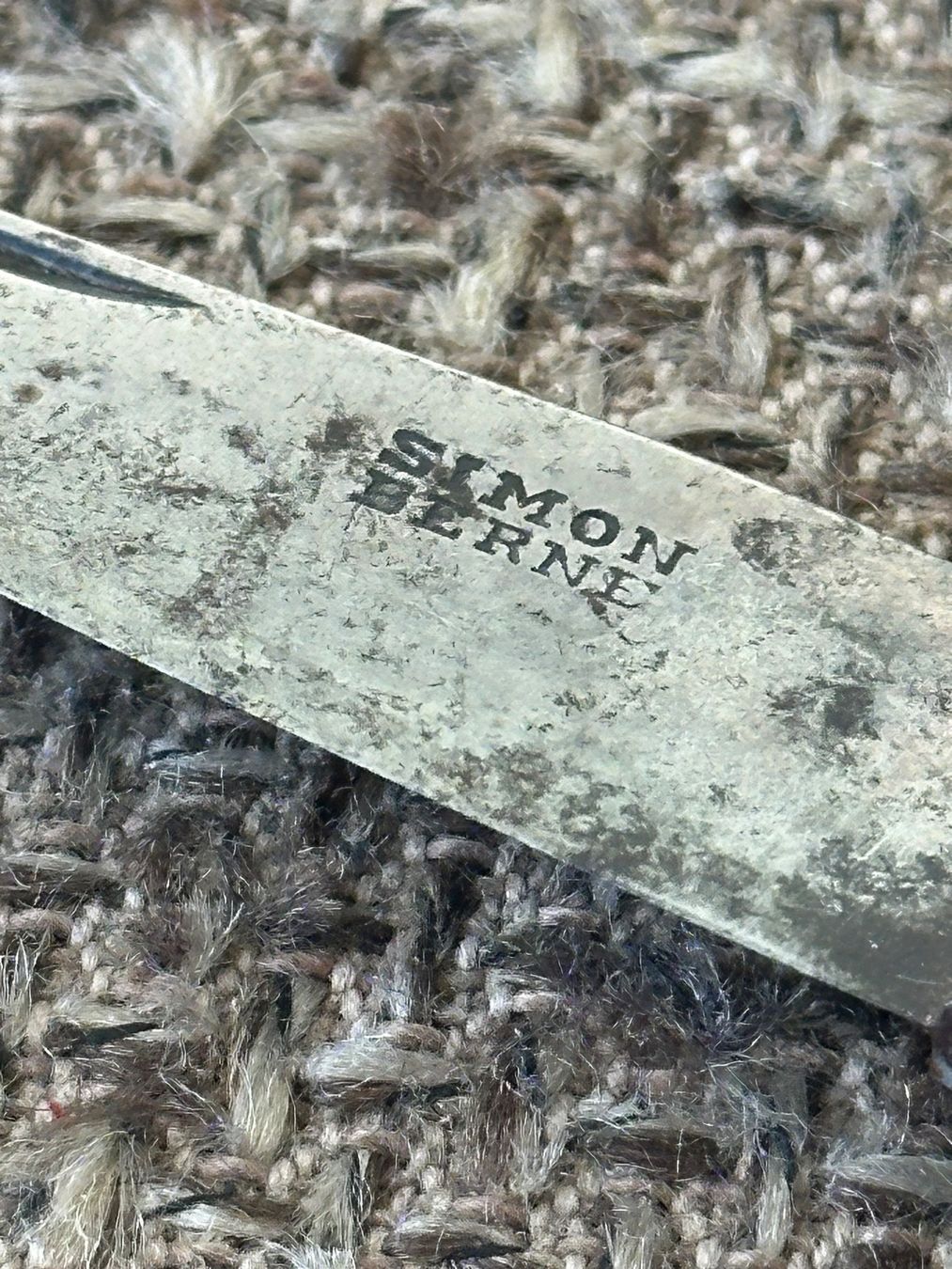 Coltelli tascabile: Einzigartiges antikes Schweizer Sackmesser SIMON BERNE Horn – Usato da Dübendorf venduto da lan1808 4