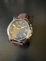 Fossil Chronograph Herrenuhr Lederarmband braun gebraucht