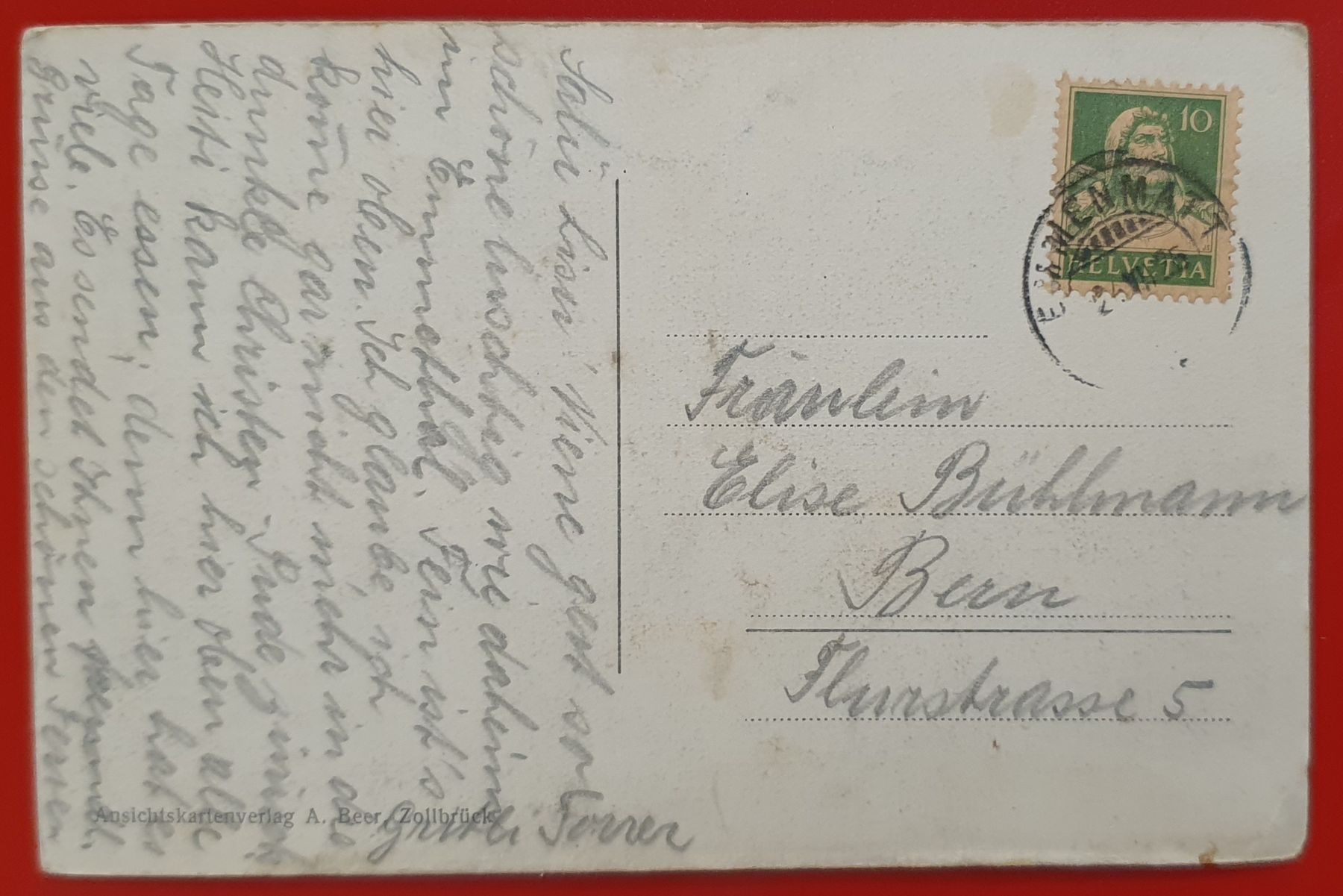 Cartoline postali: Emmenmatt 1925 - Kurhaus Waldhäusern – Usato da Kreuzlingen venduto da Rschweiz1 1