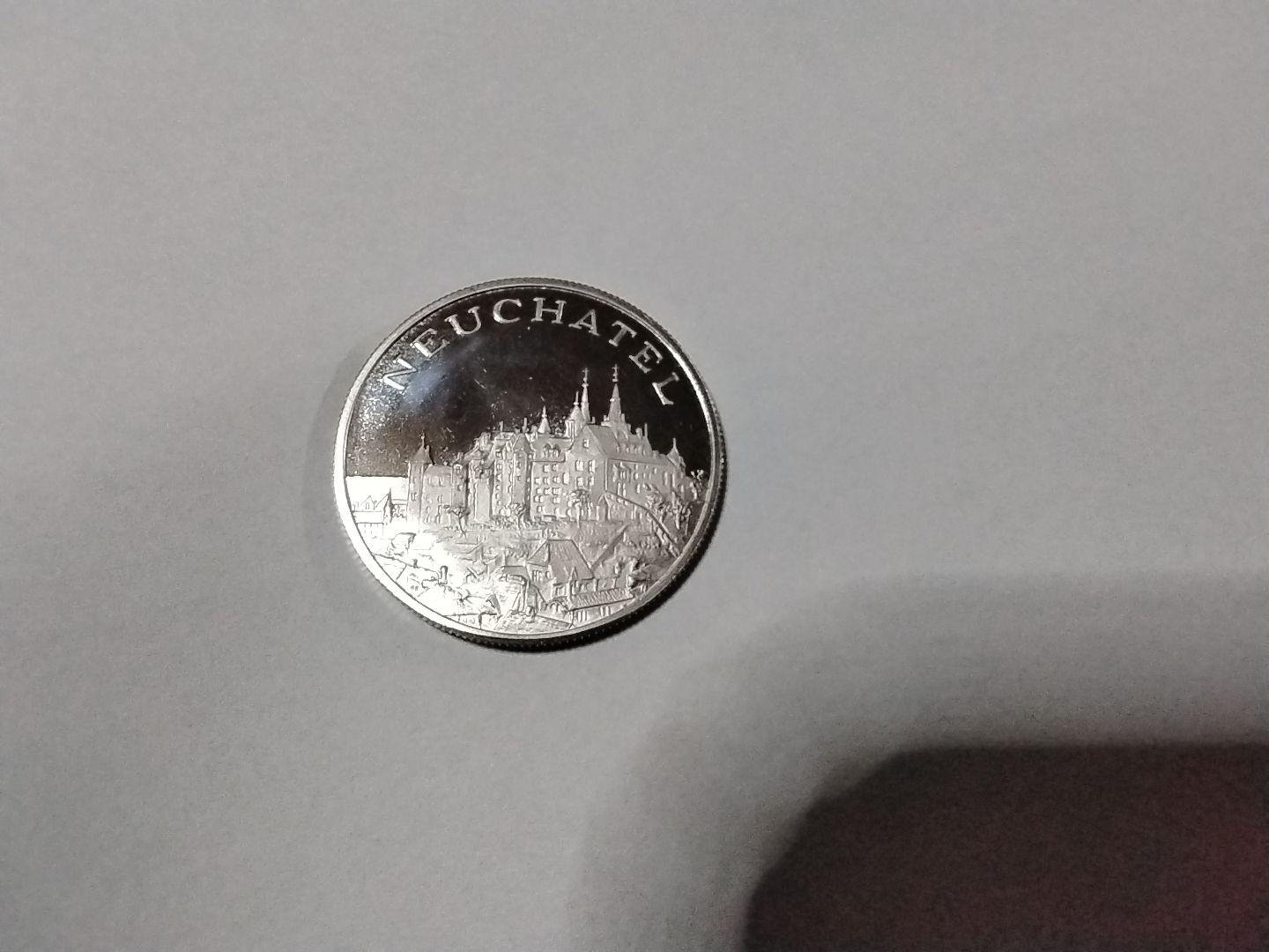 Medaglie: Neuchâtel  no 0496  1973 – Nuovo (secondo la descrizione) da Neuchâtel venduto da pasprie
