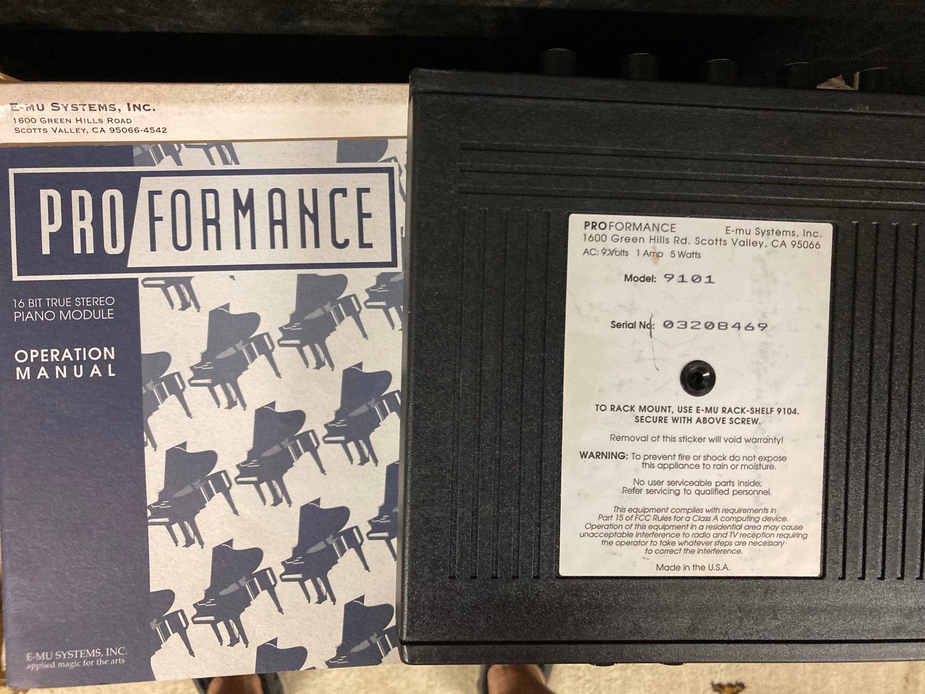 Strumenti musicali: E-Mu Piano Module Pro Formance – Usato da Dübendorf venduto da Fendi07 1