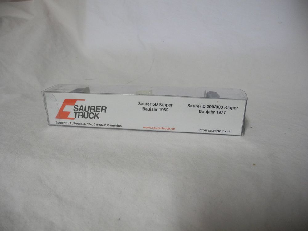 SAURER SET 1:87 2 X SAURER KIPPER MIB (Neu und originalverpackt) in ...