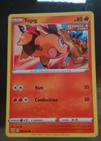 Tepig Pokemon Card - Single Strike - Excellent Condition!