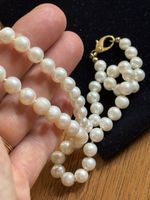 Collana di perle d'acqua dolce con la chiusura in oro 18K