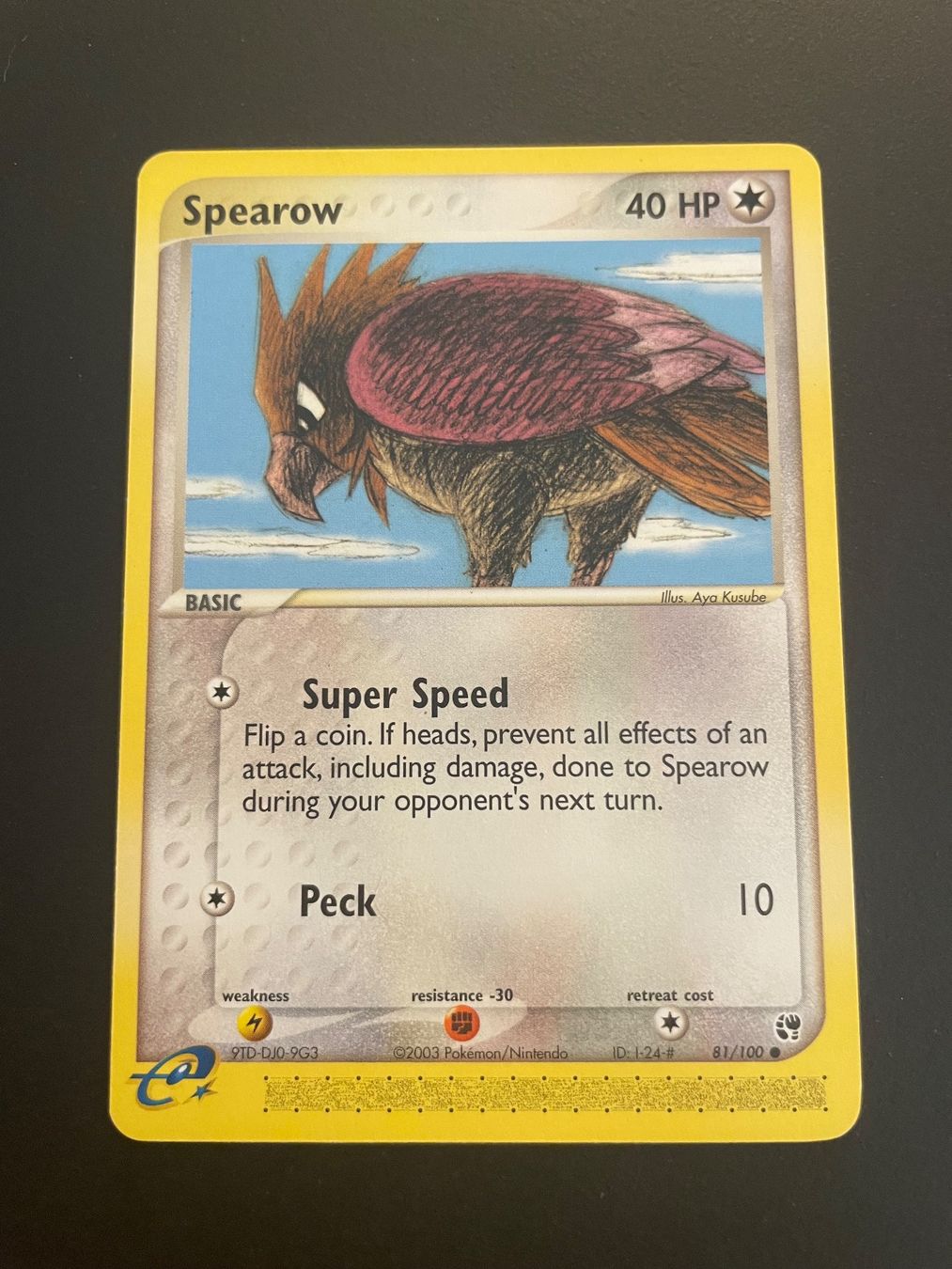 Pokémon Carte collezionabili: Spearow 81/100 Ex Sandstorm – Usato da Zürich venduto da pokemon_cards
