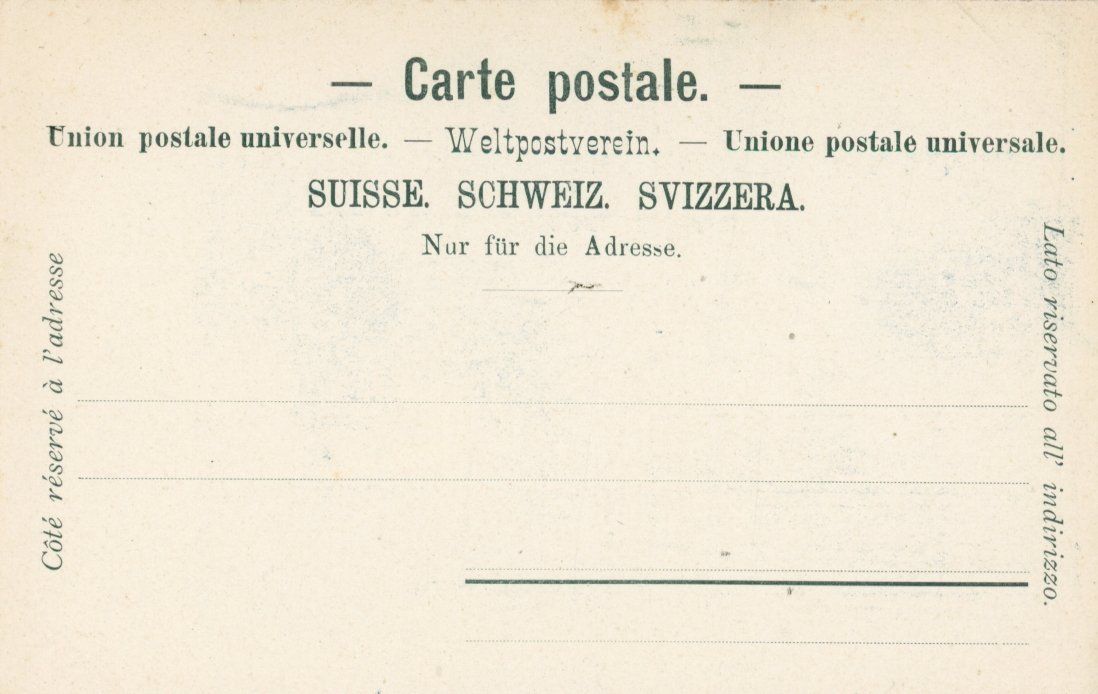 Ansichtskarten: Glarus   GL    -    Das Postgebäude         ca. 1900 – Gebraucht aus Brig von Valcards54 1