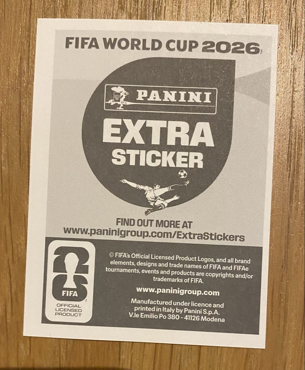 Panini Carte collezionabili: Panini Extra Sticker Hakimi Bronze 2026 – Nuovo (secondo la descrizione) da Haldenstein venduto da lisipe 1