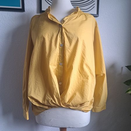 Sommerbluse in Senfgelb, Grösse M - Ideal für den Sommer!