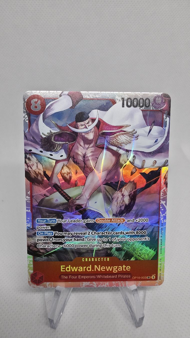 Bandai Sammelbilder & Trading cards: One Piece Edward Newgate OP16-003 – Neu (gemäss Beschreibung) aus Sirnach von Halk_TCG