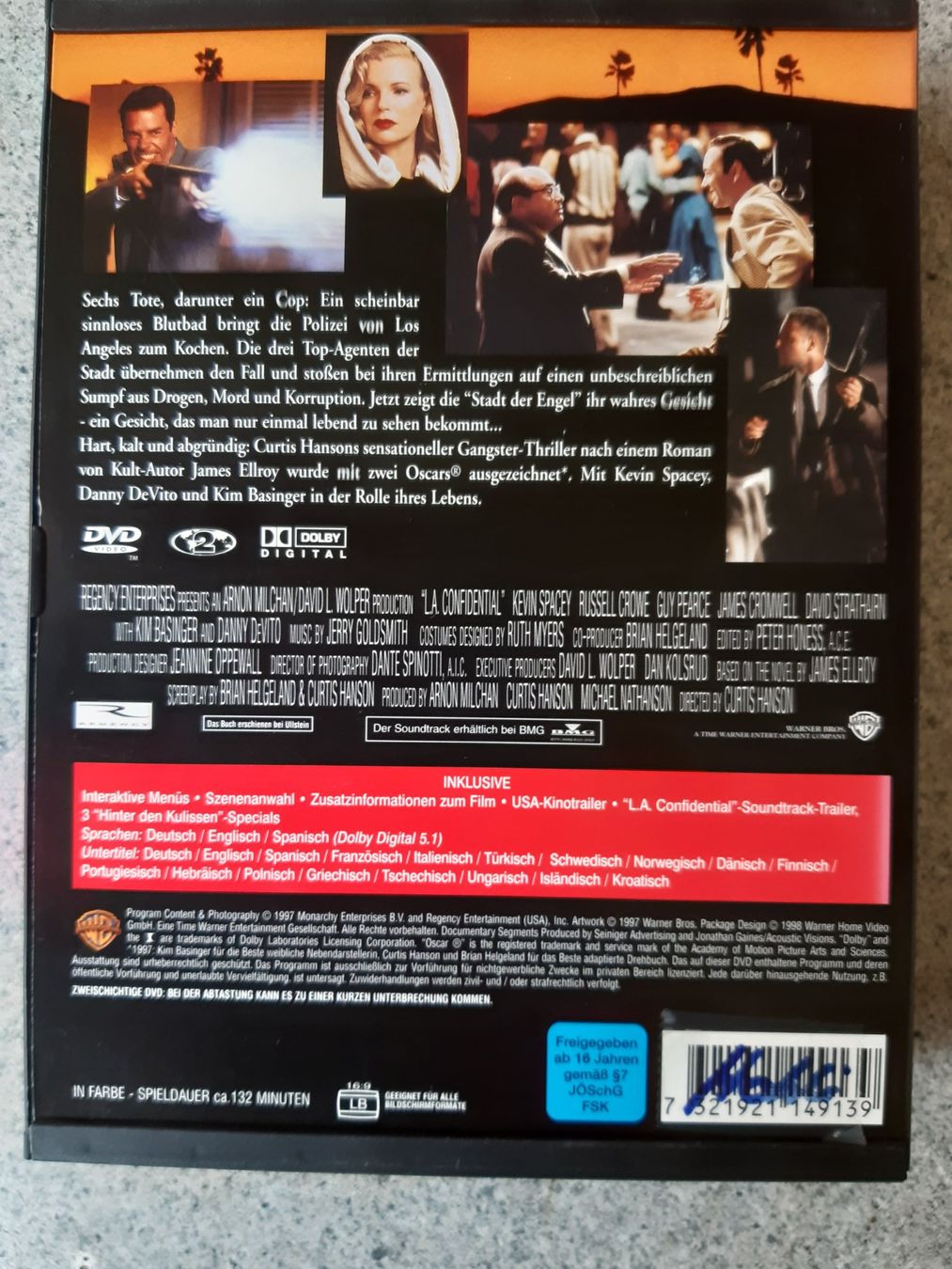 Alle DVDs: L.A. Confidential – Gebraucht aus Domat-Ems von nugipuff 1