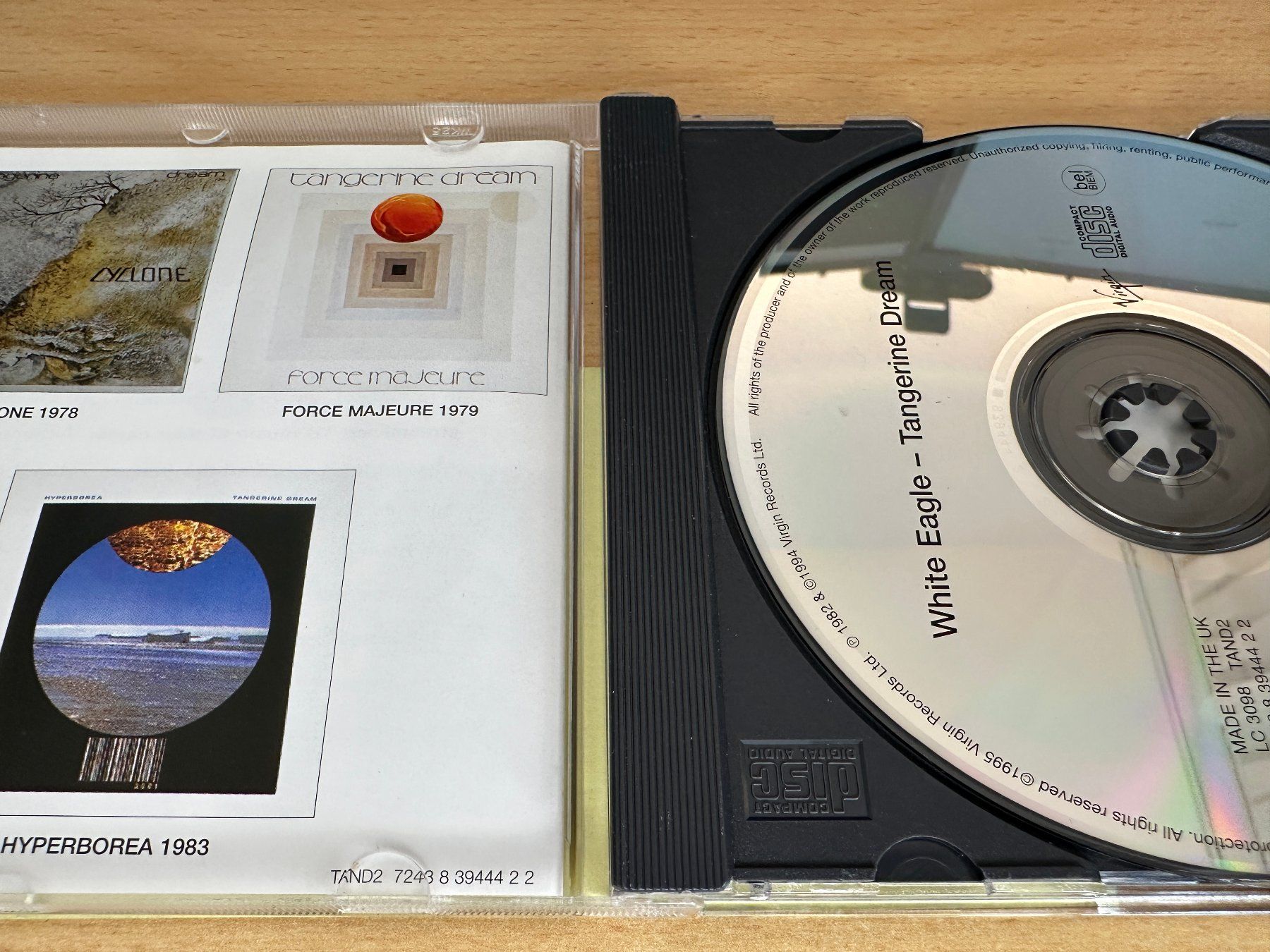 CD: Tangerine Dream – White Eagle – Usato da Rikon im Tösstal venduto da Alpenmutz 2